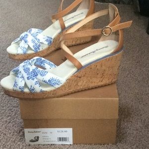 Tommy Bahama Wedge Heel Strap Sandals NIB Size 10M